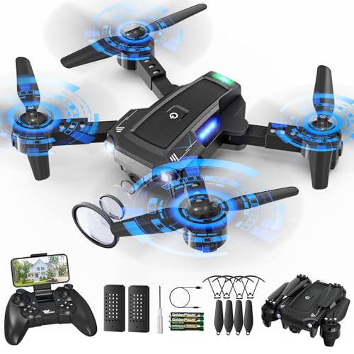 1080P Camera FPV Foldable Drone with 2 Batteries V279