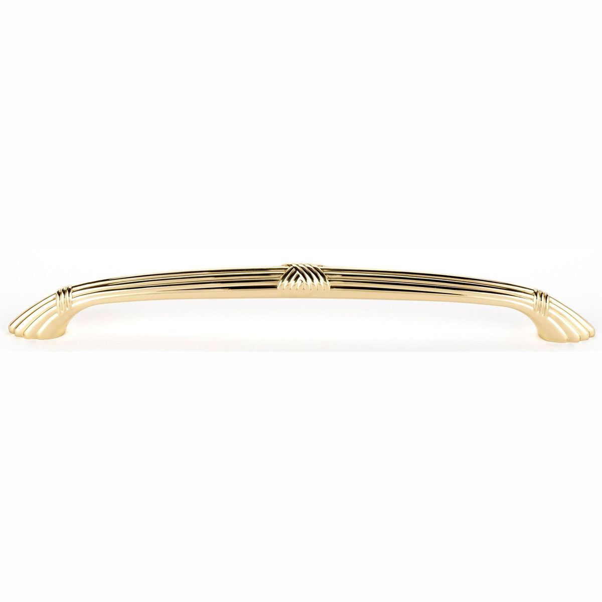 10x22 CC Ribbon & Reed Appliance Pull - Unlacquered Brass W379