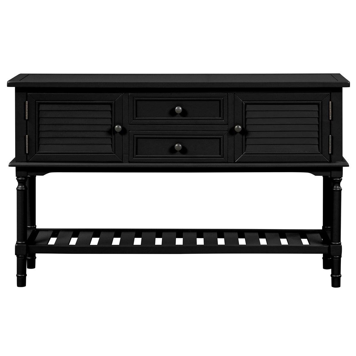 Light Green Console Table with 2 Drawers I14438
