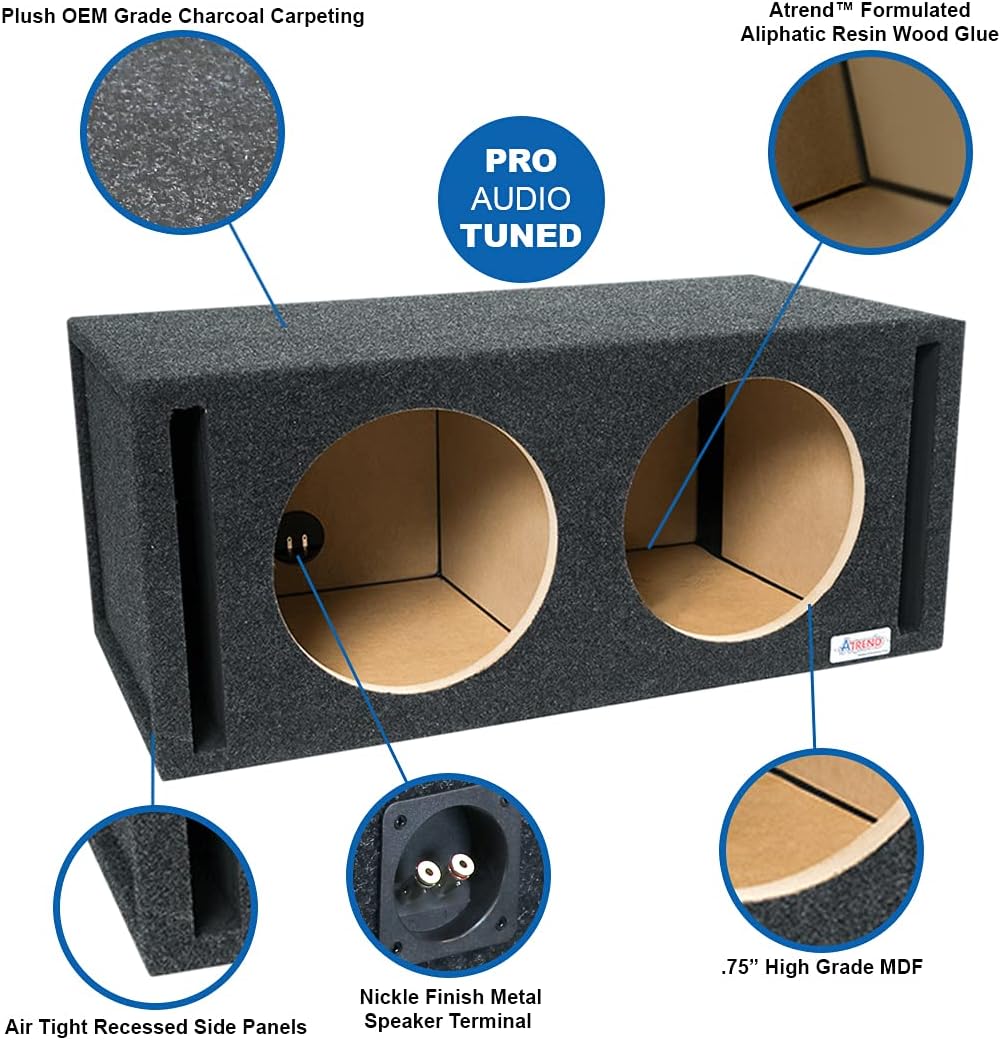 10” Dual Vented Subwoofer Enclosure O892