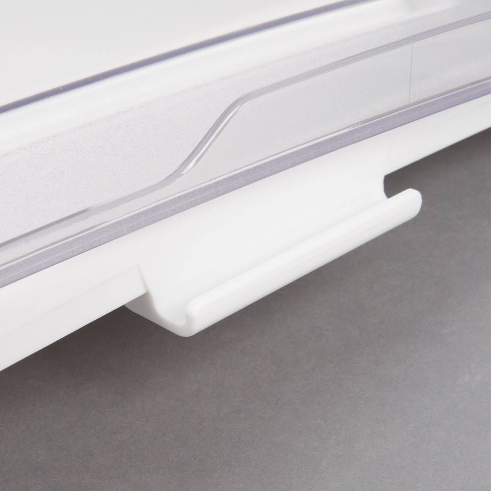 White Sliding Lid with 4-Cup Scoop F645
