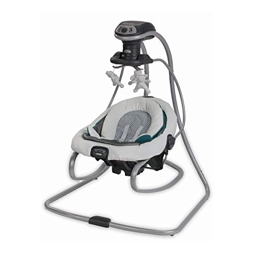 Removable Swing Seat Swing and Rocker with 6 Swinging Speeds U758894