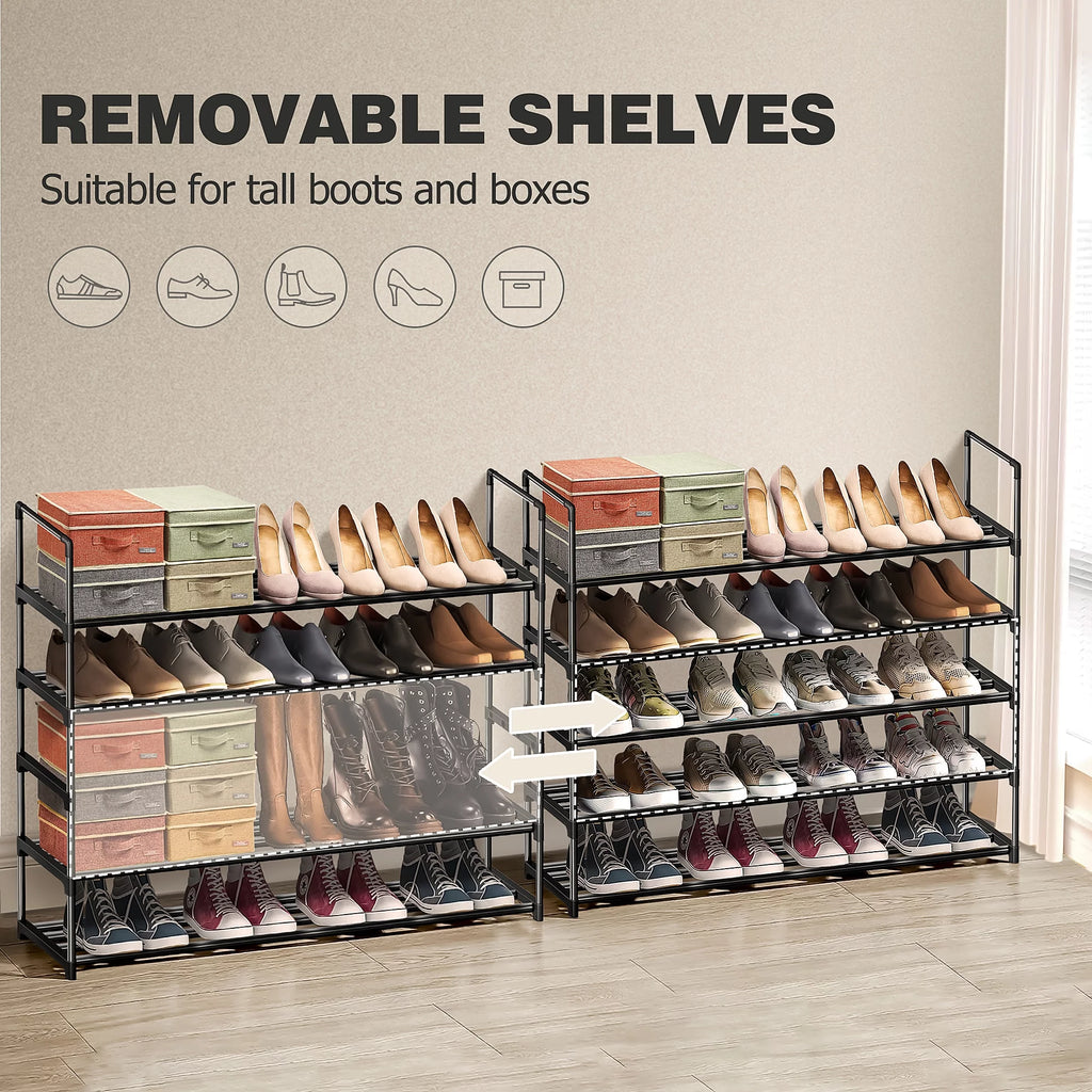 5-Tiers Stackable Shoe Rack G689