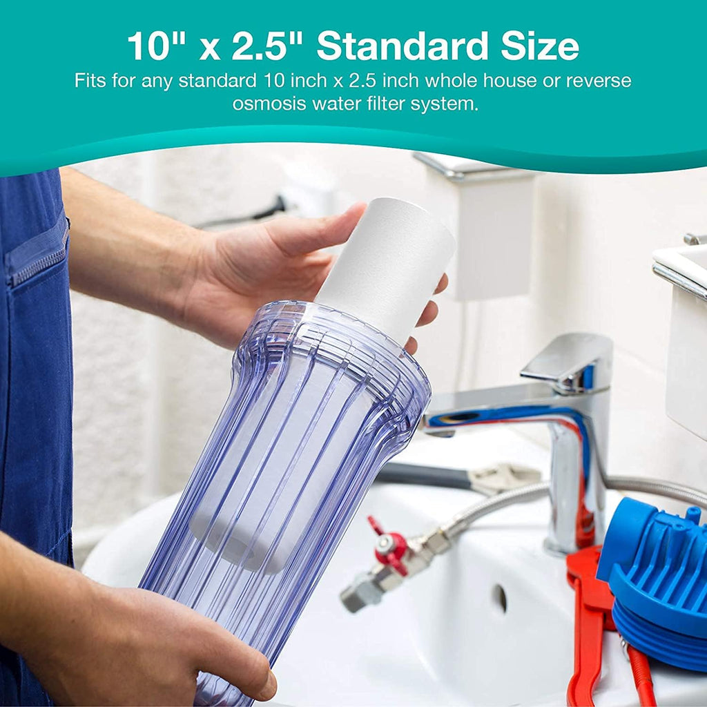 10 x 2.5 Whole House Sediment Water Filter Cartridge Replacement, 20-Pack Pack of 2 K65283