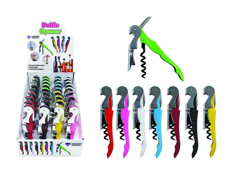 Assorted Color Metal Corkscrew Case of 36 M237