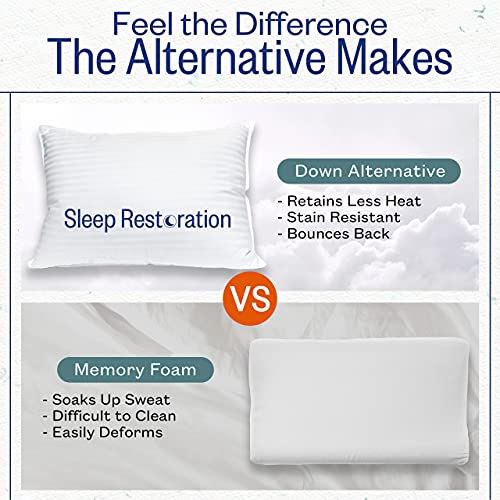 2 Pack King Cooling Gel Fiber Filled Pillow B247526
