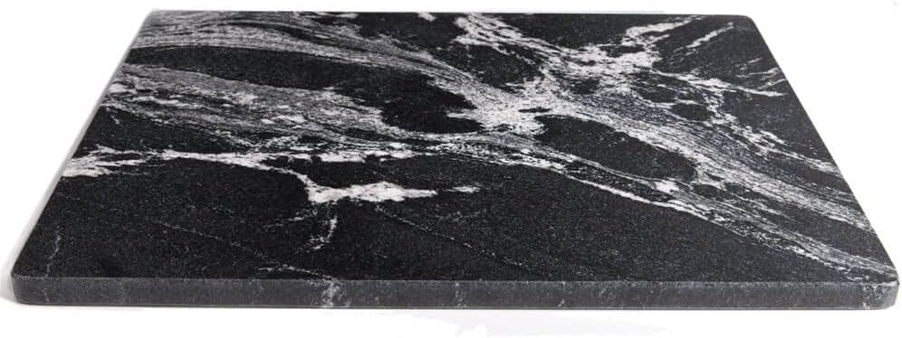 Natural Marble Pastry White Cheese And Cutting Serving Board 16x20 Inch Pack of 2 Q5577