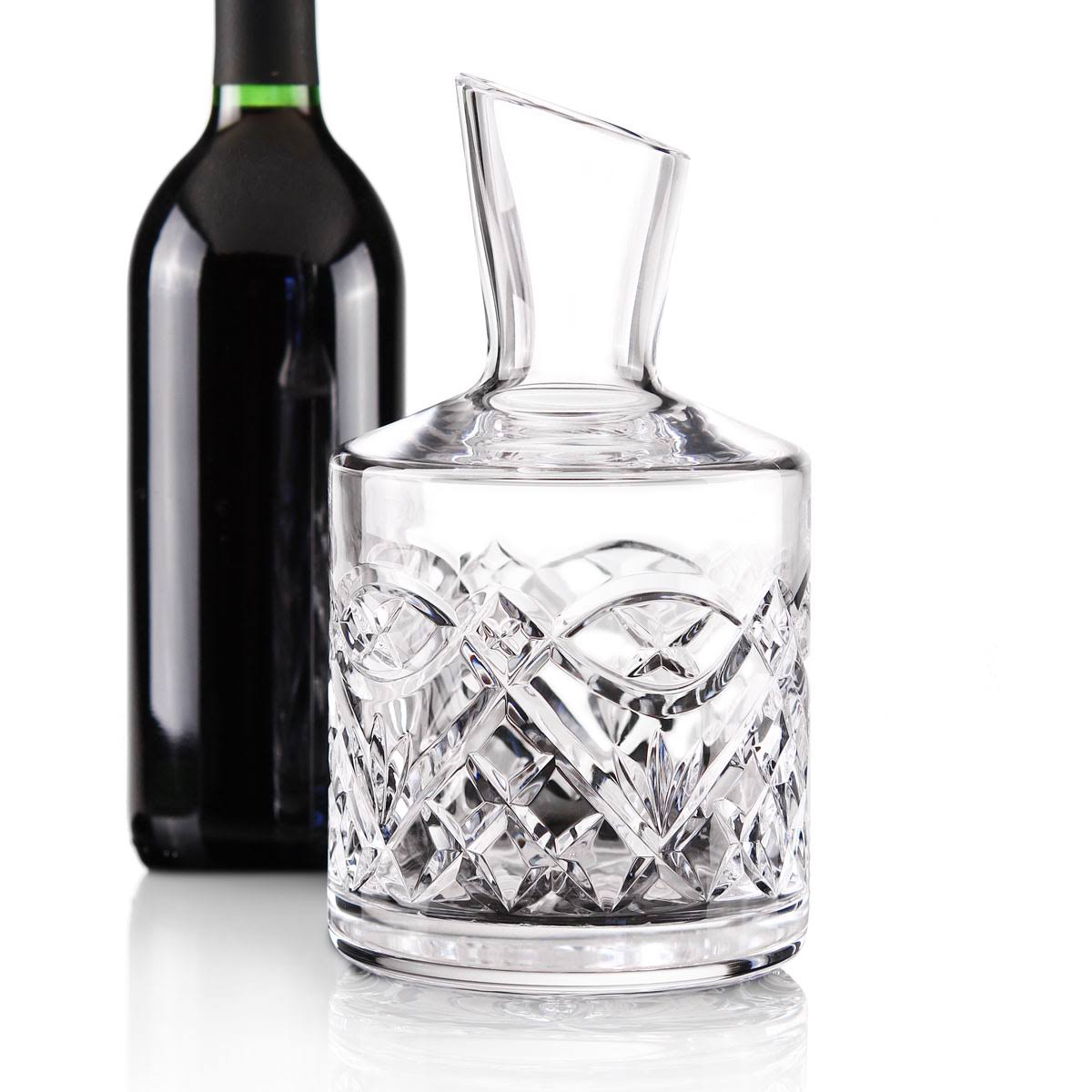 Celtic Ring Crystal Wine Decanter D6128