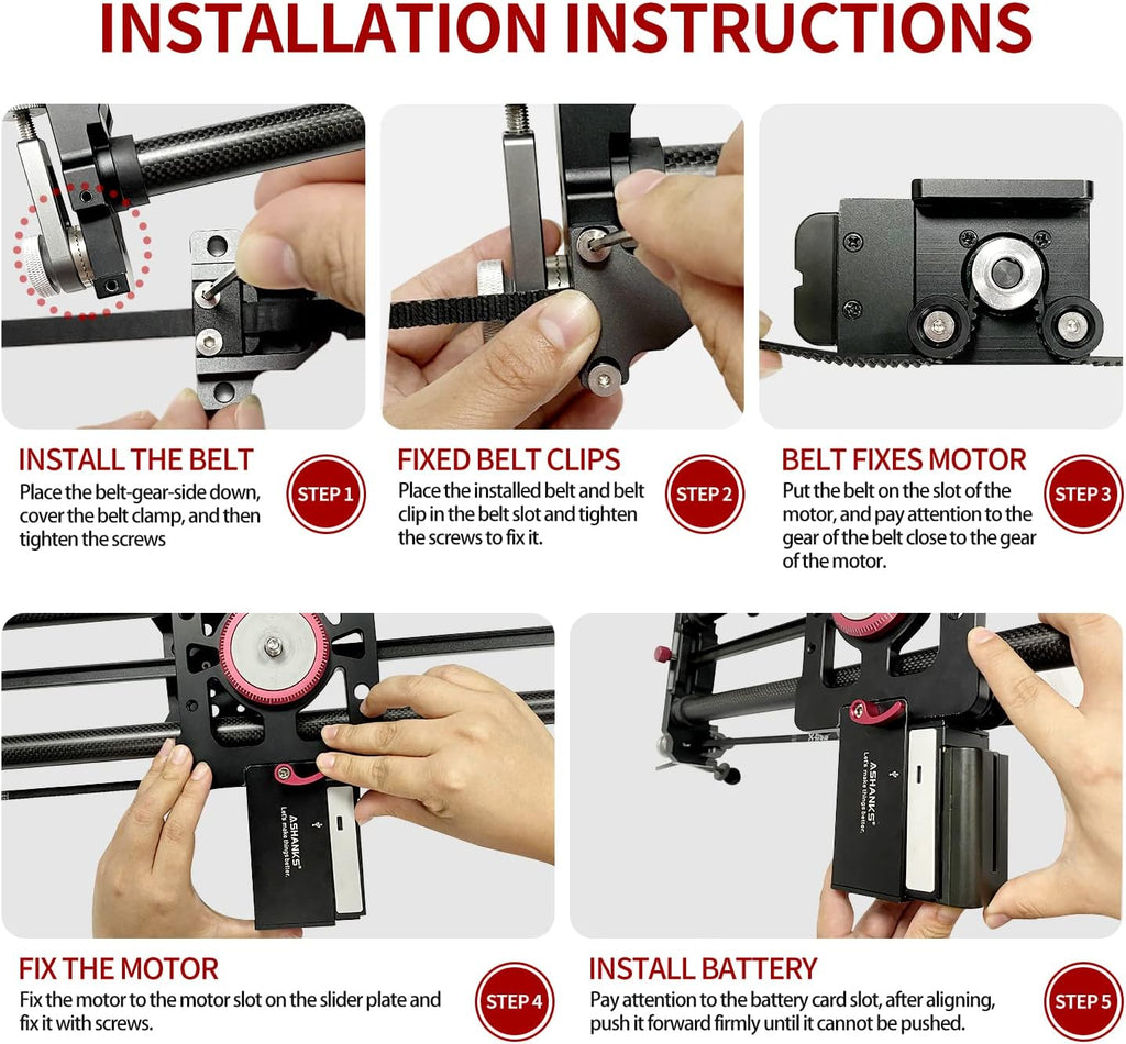 Motorized Carbon Fiber Camera Slider U12463
