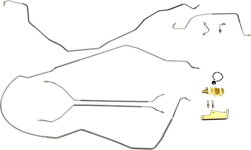 Stainless Brake Line Kit with Valve and Bracket F463