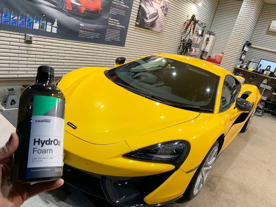 HydrO2 Foam Wash & High Gloss Sealant, Ultra-Hydrophobic Coating - Liter (34oz) Pack of 2 X5861