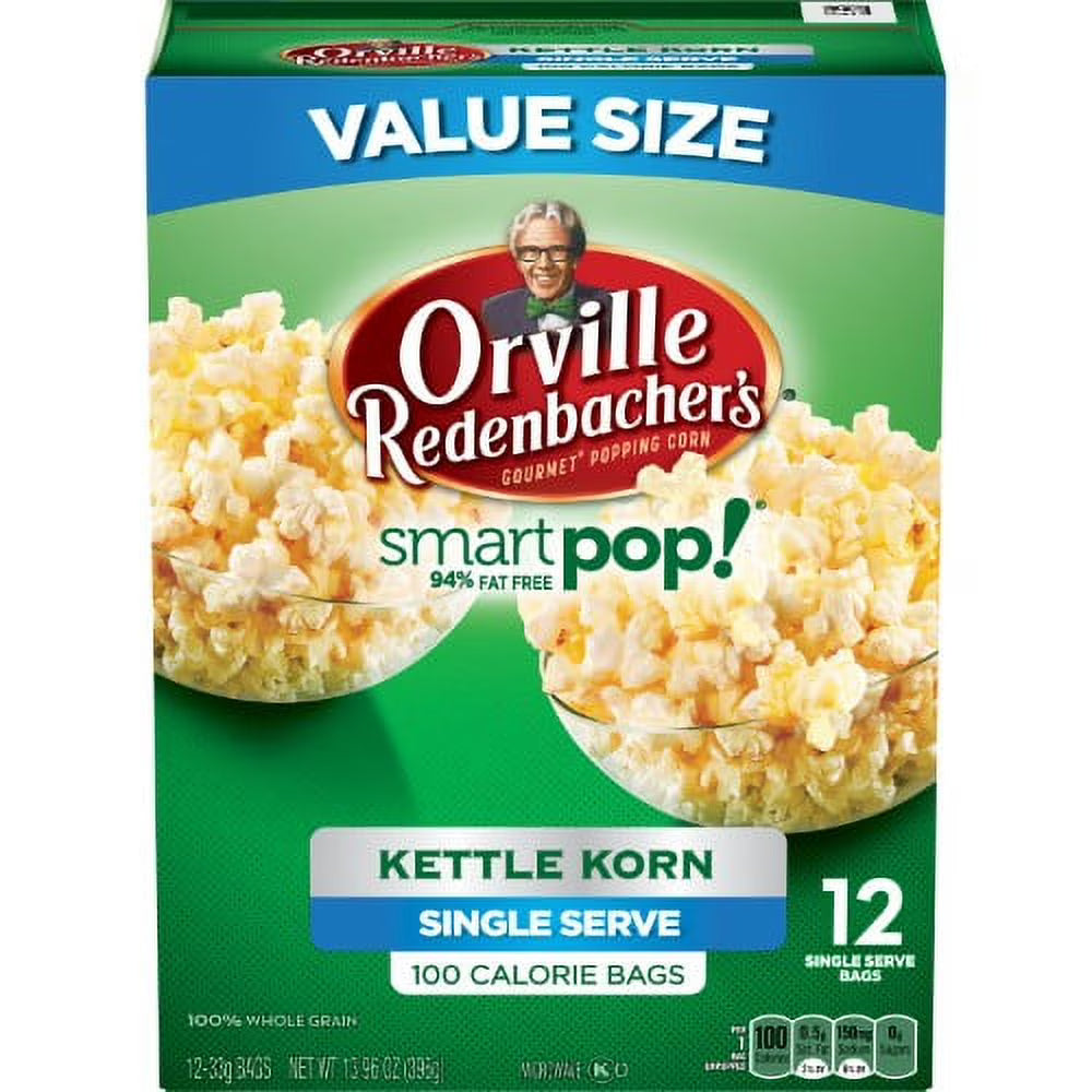 Kettle Corn Microwave Popcorn, Mini Bags, 1.16 Oz, 12 Ct (Pack of 3) N55660