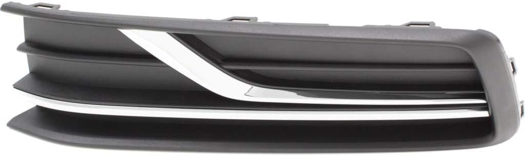 Fog Light Cover Grille Bezel Textured Black A895