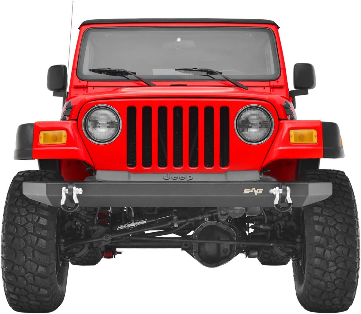 Black Textured Front Bumper M667