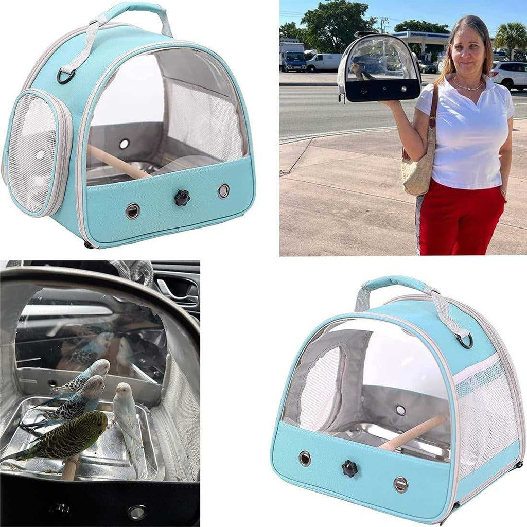 Small Bird Cage with Standing Perch and Stainless Steel Tray Z1682