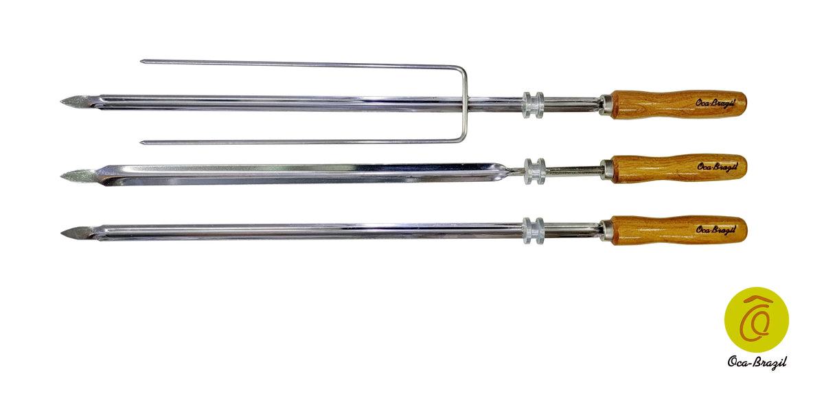 Set of 3 Brazilian Skewers 28" F298