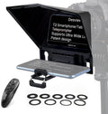 Desview T2 Protable Teleprompter 70/30 Beam Splitter Glass with APP Remote Control Pack of 2 I678