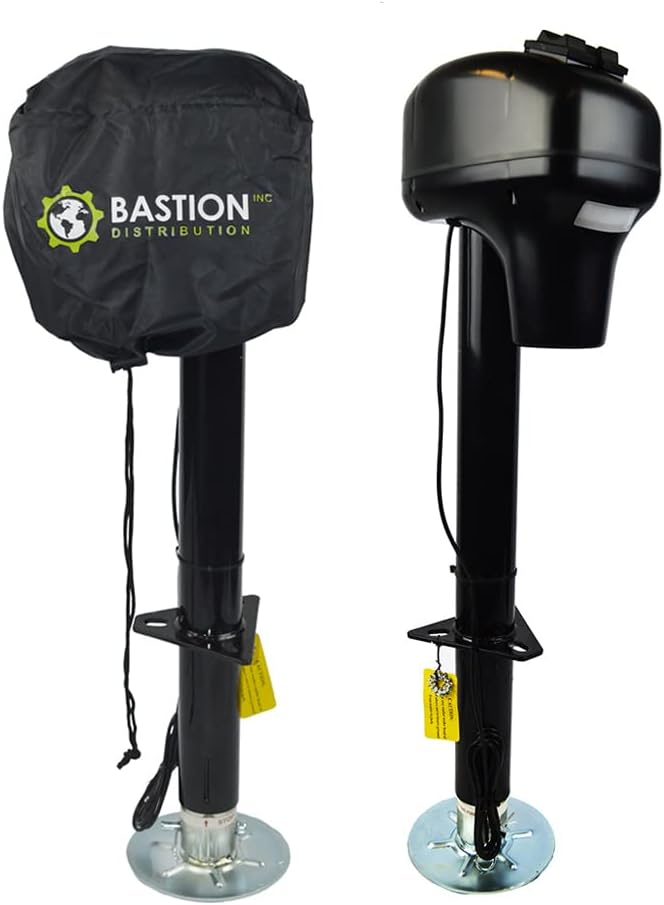 Electric Power Tongue Jack with Cover, 3500LB A-Frame Capacity, 12V, Front LED Y16516