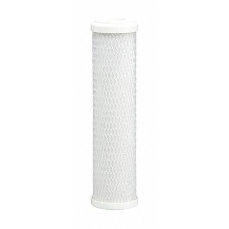 0.5 Micron Rating Filter Cartridge, 2 1/4 in Diameter, 9 3/4 in Height, 0.9 GPM Q120364