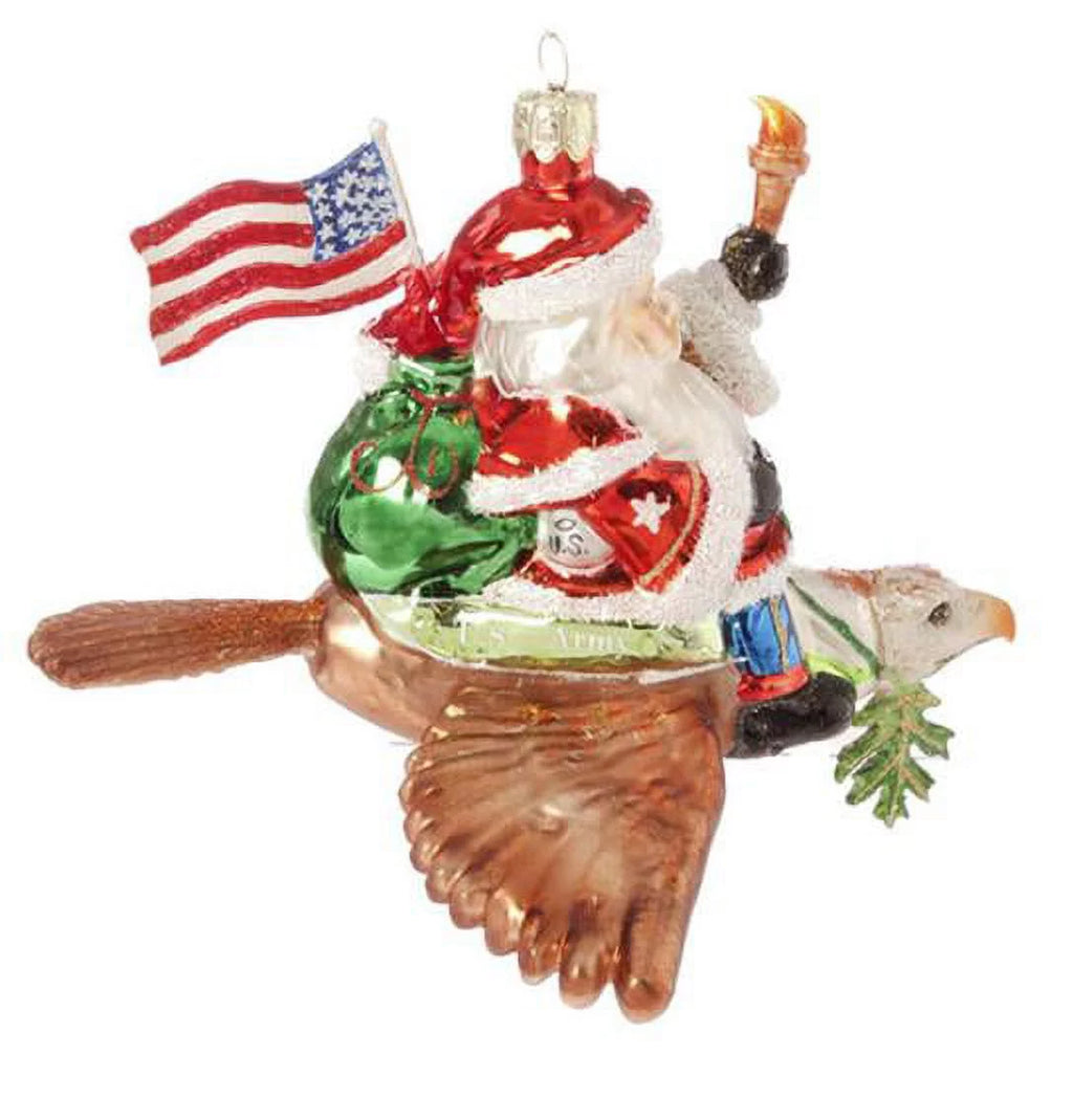 6.5" Glass Christmas Ornament L4241