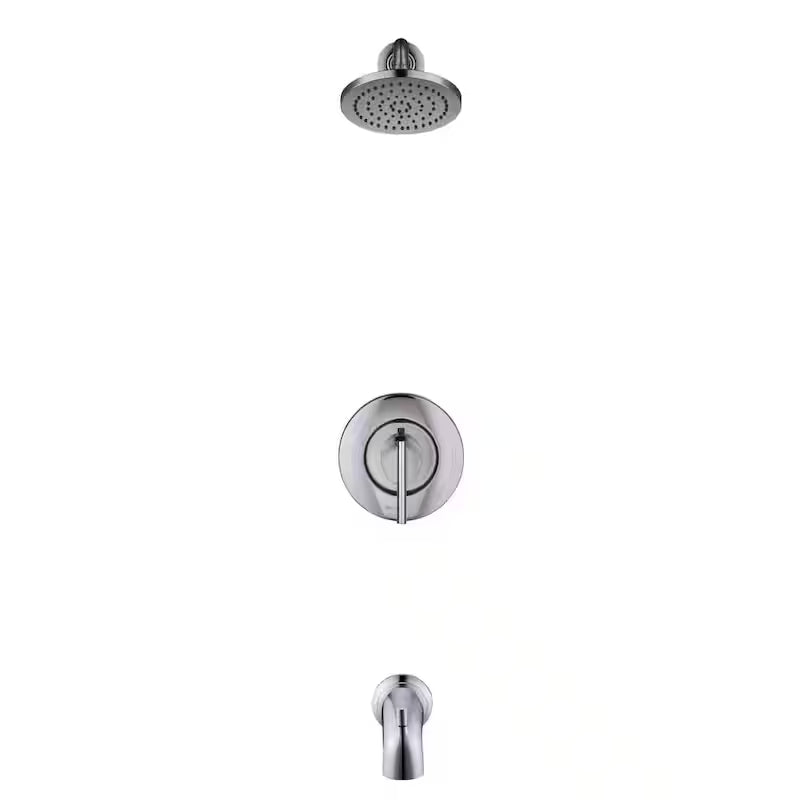 Single-Handle 1-Spray Tub and Shower Faucet 1.8 GPM Polished Nickel G7447