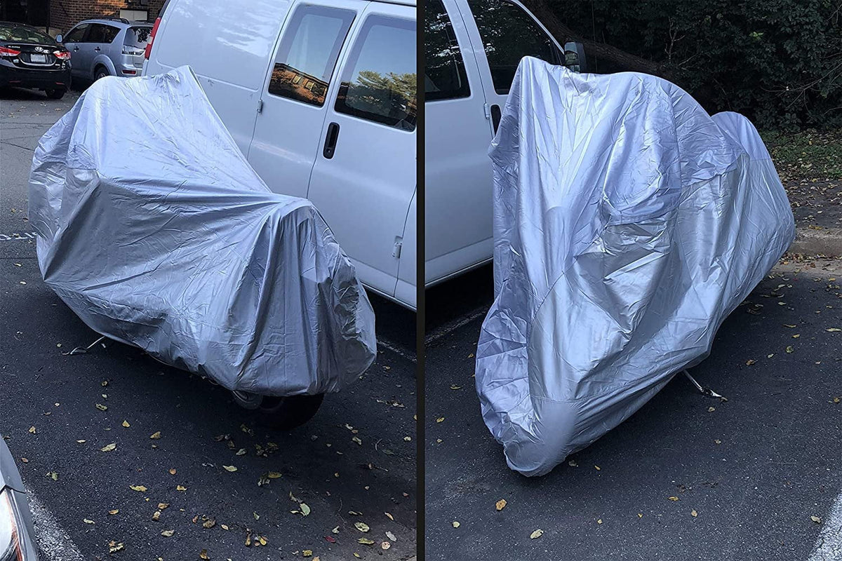 Scooter Cover with Reinforced Securing Straps and Storage Bag K519199