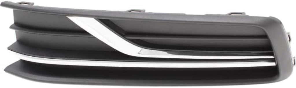 Fog Light Cover Grille Bezel Textured Black A895