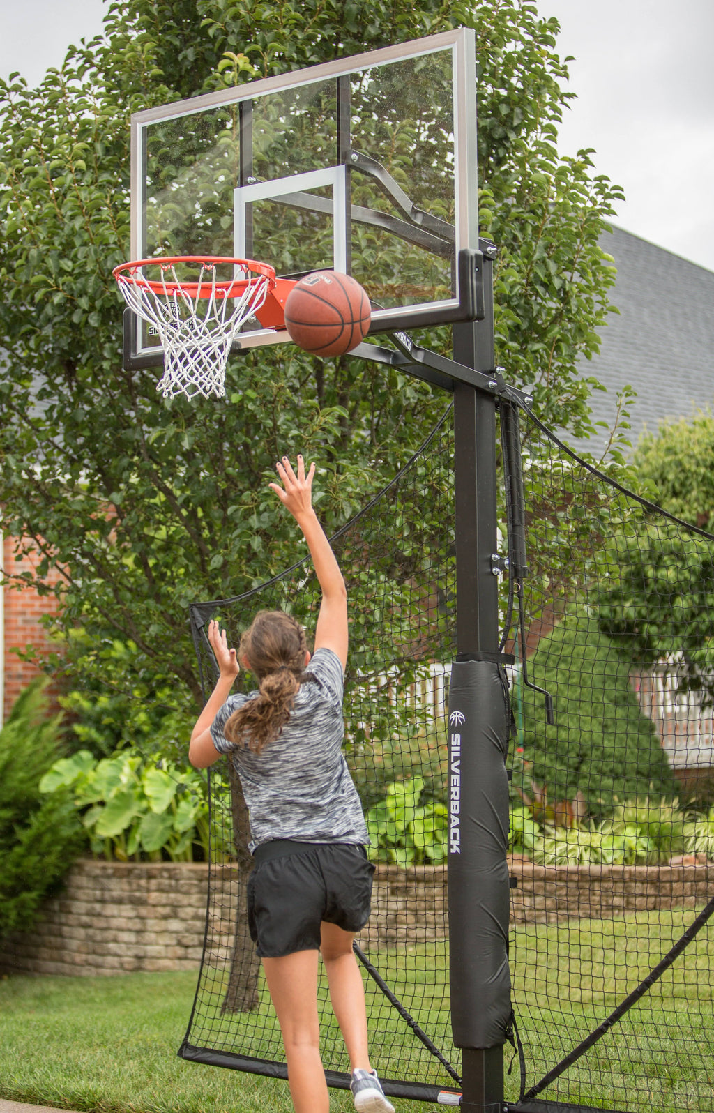 Basketball Yard Guard Defensive Net System Rebounder B992938