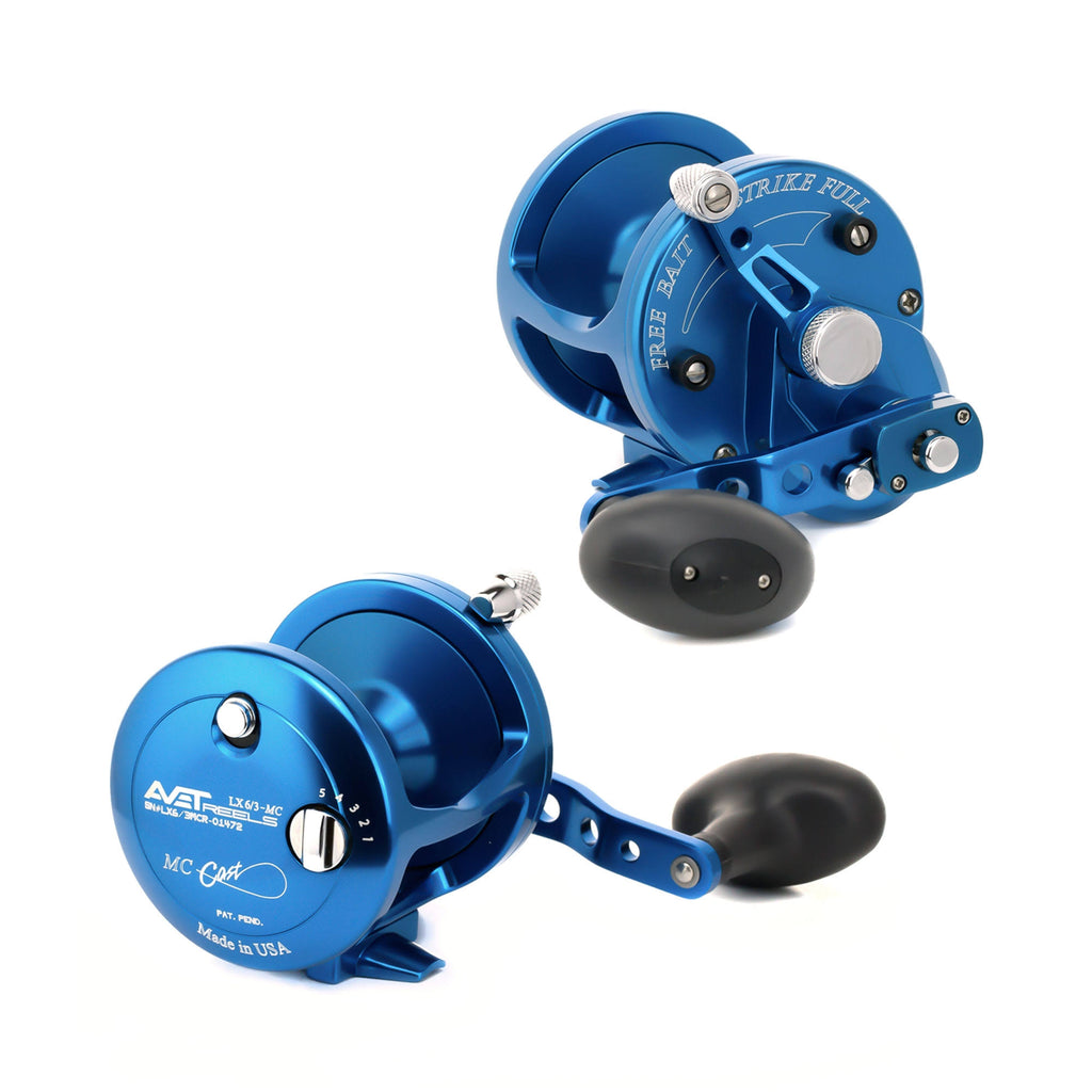 Blue 2-Speed Lever Drag Casting Reels Q11865