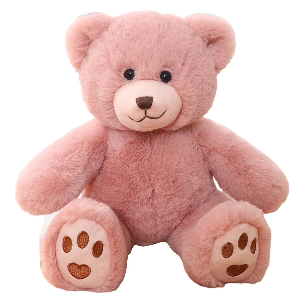 Teddy Bear Plush Toy with Pearl Chain Clasp U668