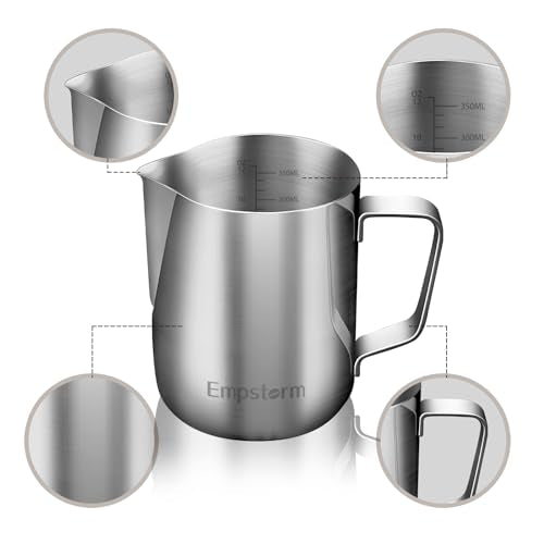 Compact Espresso Coffee Machine with Milk Frother Steam Wand B2730