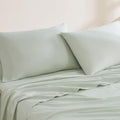 Navy Queen 4-Piece Organic Cotton Sheet Set Y57275