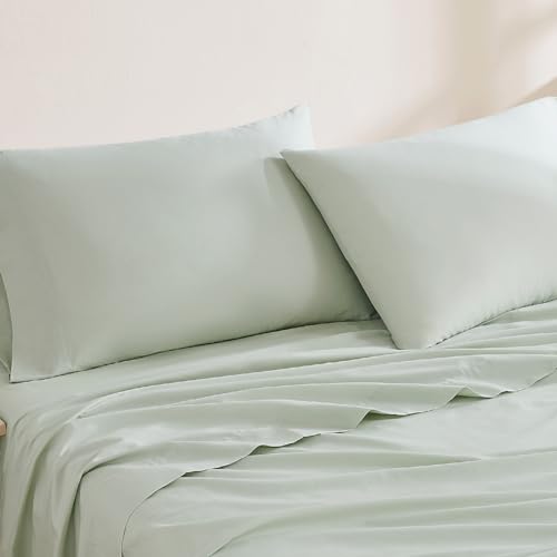 Navy Queen 4-Piece Organic Cotton Sheet Set Y57275