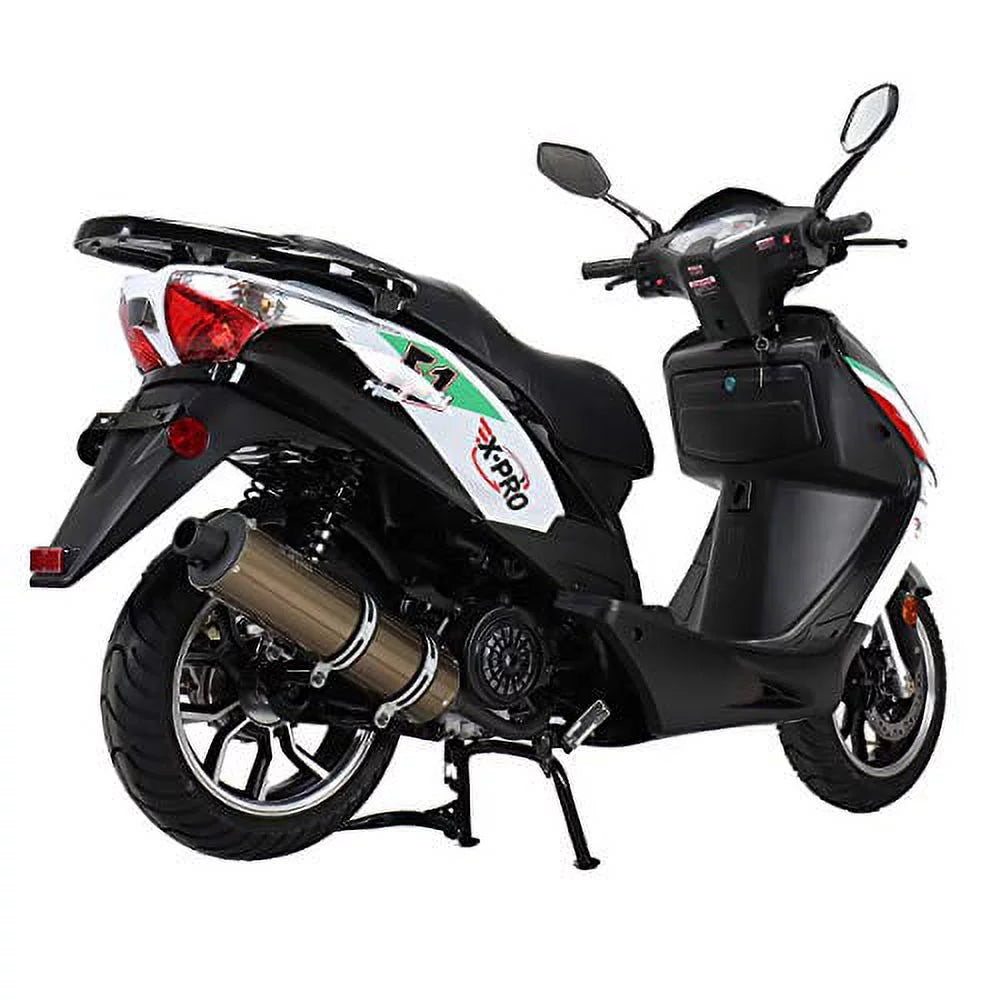 150cc Gas Moped Scooter with 13" Aluminum Wheels Z6580