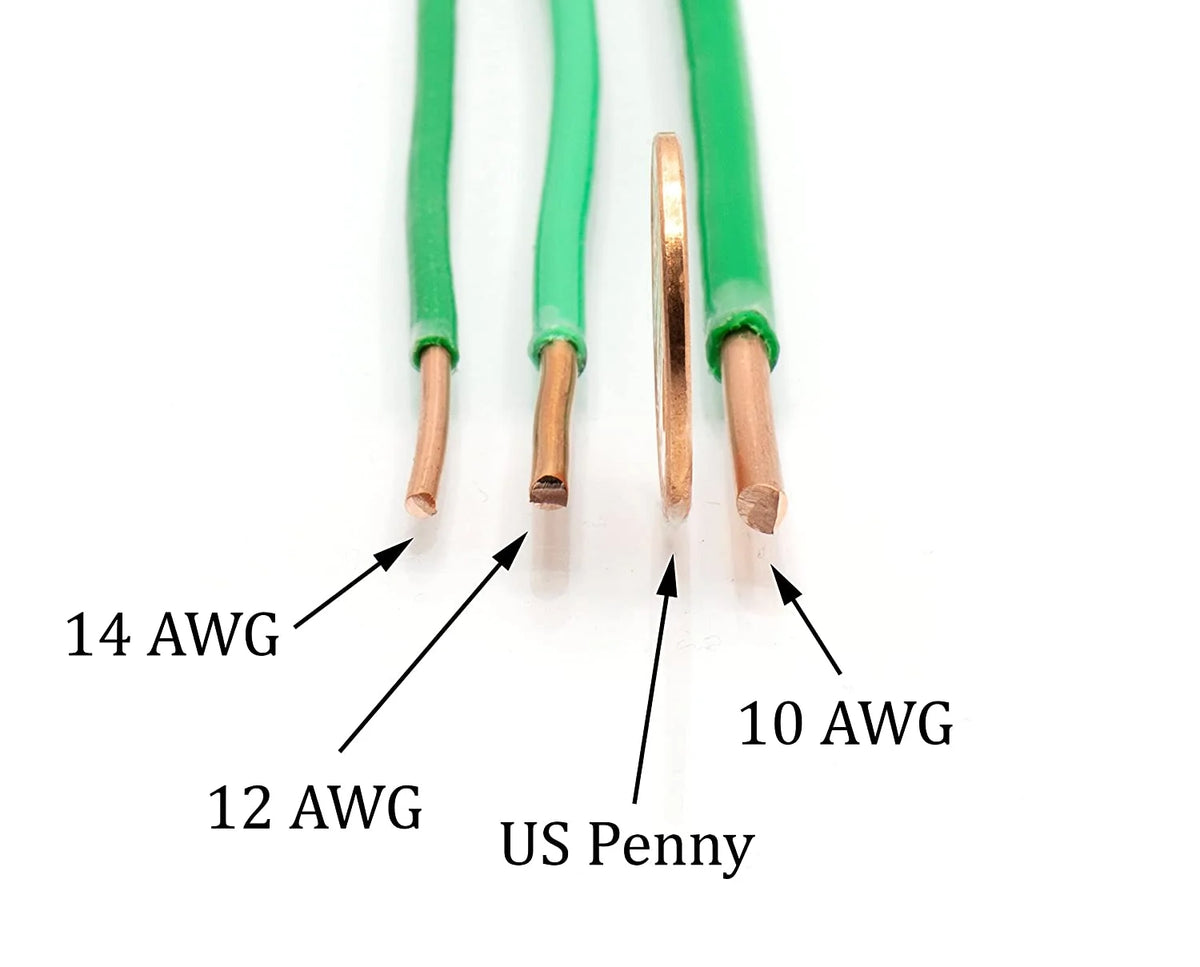 75 Feet Insulated Solid Copper THHN THWN Wire 12 AWG Green G5626