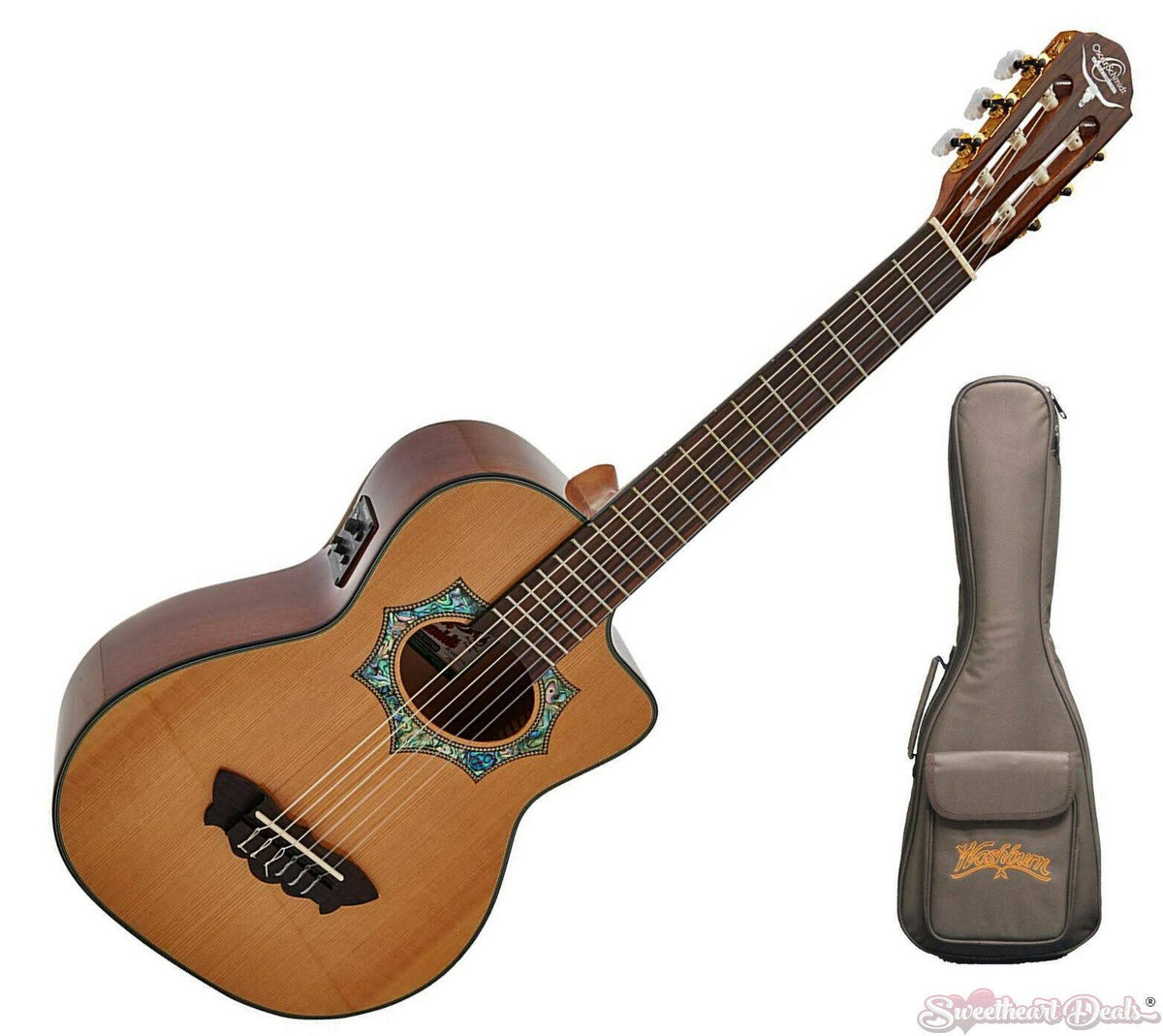 Acoustic Electric Requinto Guitar U715439