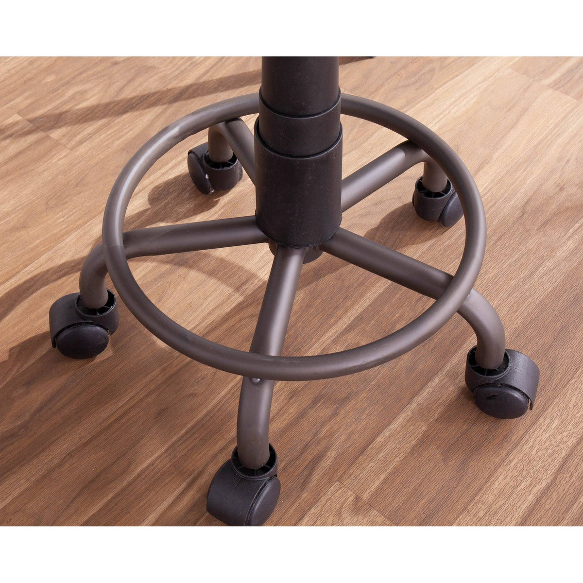 Adjustable Task Chair Camel Faux Leather C124