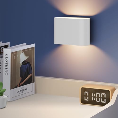 Black LED Wall Sconces 1 Pack Hardwired Up and Down Wall Mount Light Warm White 3000K with G9 Bulbs M50878