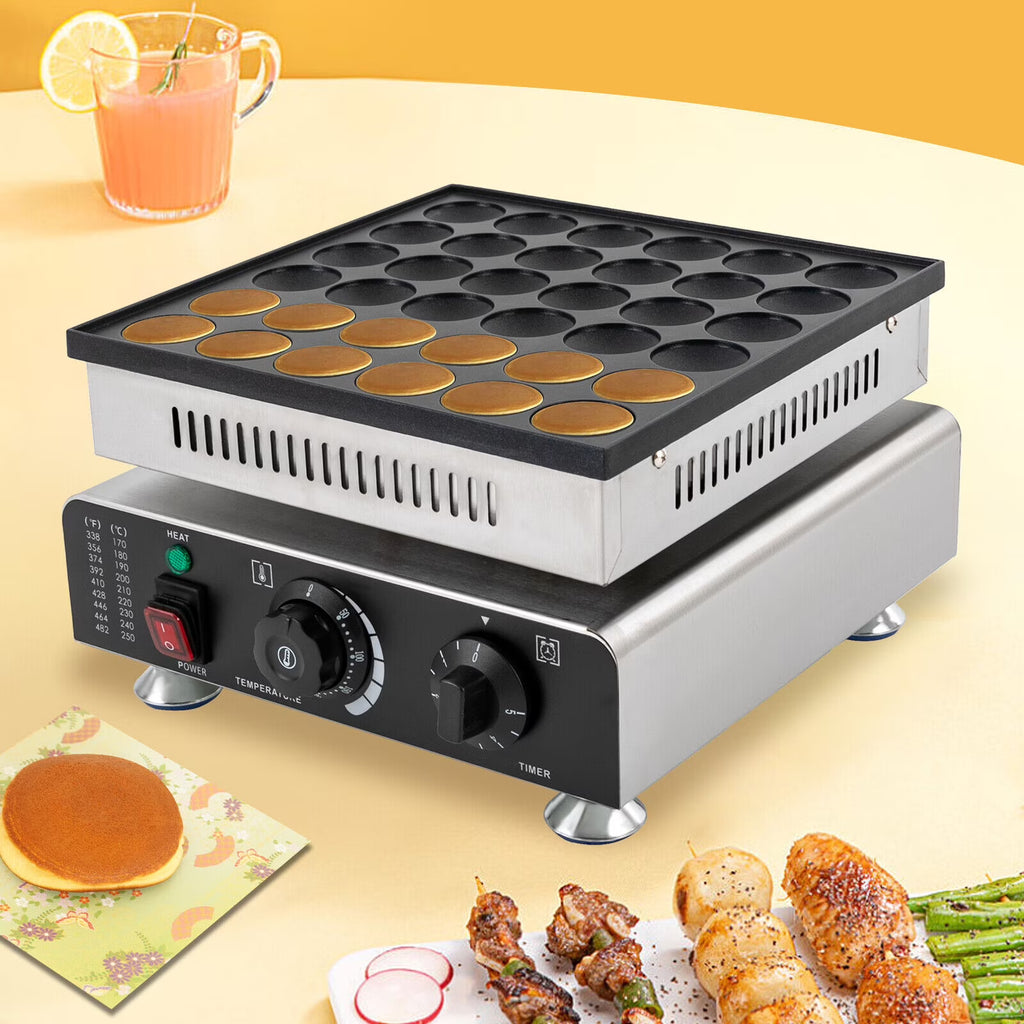 36 Holes Nonstick Electric Pancake Maker 900W 110V V5677