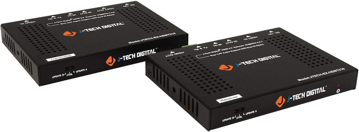 HDMI Extender by Single Cat 5E/6/7 up to 200ft with Dual IR and EDID Support Pack of 2 X62733