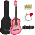 38in Pink Acoustic Guitar with Case Y114401