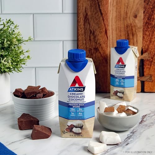Creamy Chocolate Coconut Protein Shake, 15g Protein, 12 Count S215113