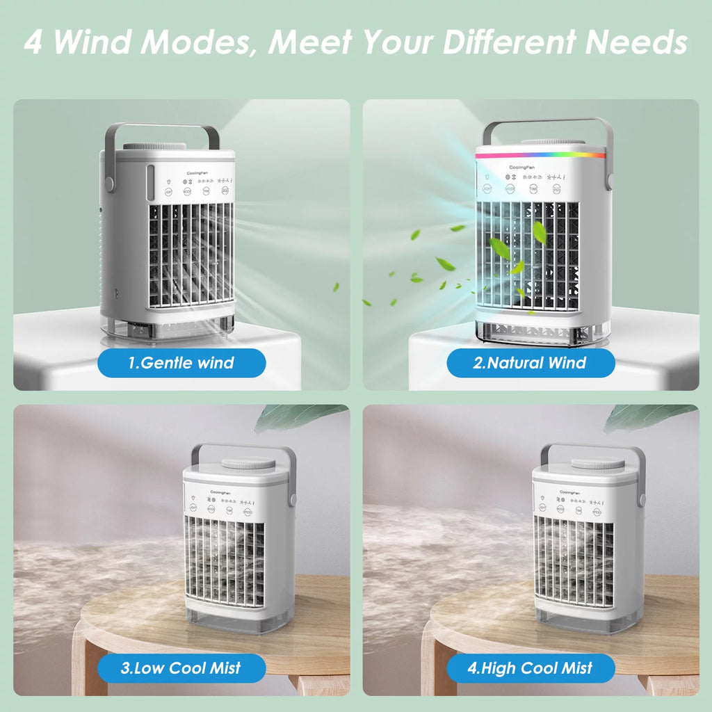 Portable 3-IN-1 Evaporative Air Cooler 700ML E654