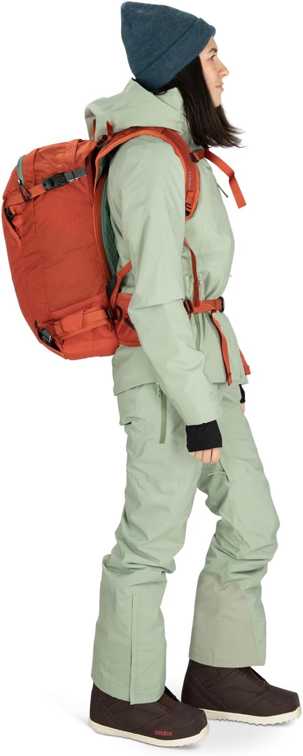 Black 40L Ski and Snowboard Backpack H5297