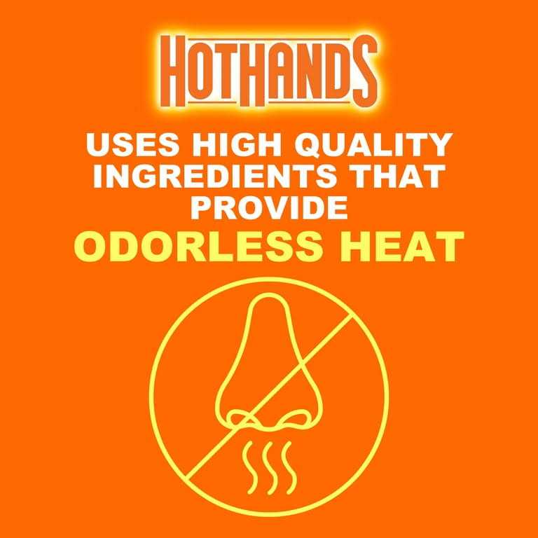 Hand & Toe Warmers Natural Odorless Air Activated Warmers U2082