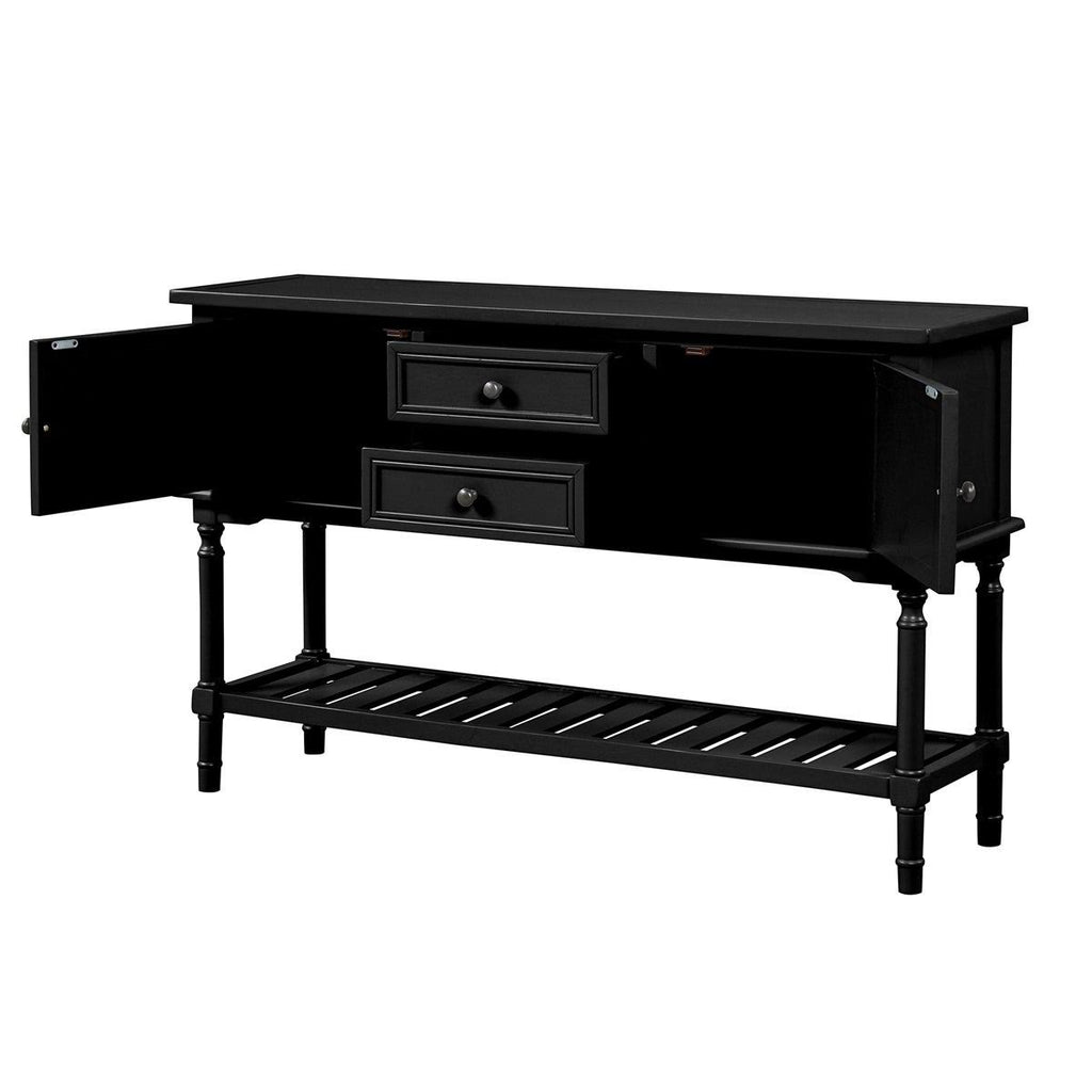 Light Green Console Table with 2 Drawers I14438