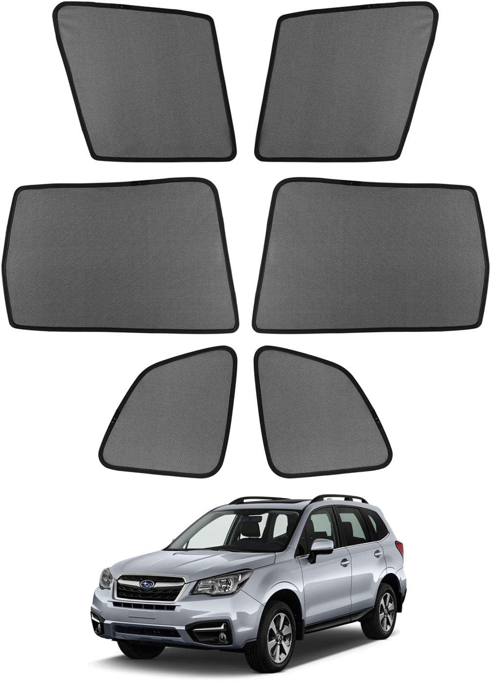 Car Side Window Sunshades 6Pcs H5911
