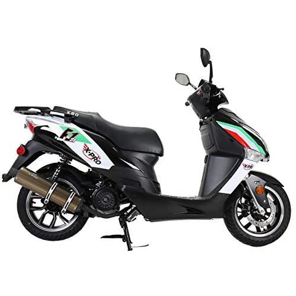 150cc Gas Moped Scooter with 13" Aluminum Wheels Z6580