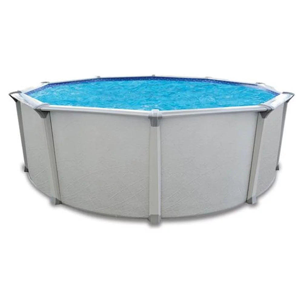 18' x 52 Round Steel and Resin Above Ground Pool J132298