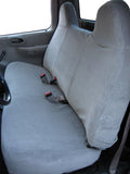 Gray Automotive Velor Bench Seat Covers D212